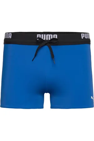 PUMA Men Logo Trunks 1P Blue
