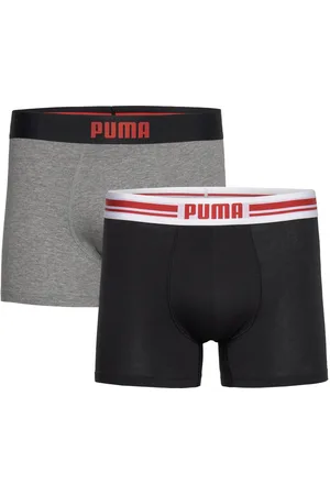 PUMA Men Everyday Placed Logo Boxers 2P Black