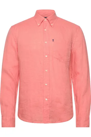 Lexington Casual Linen B.d Shirt Pink
