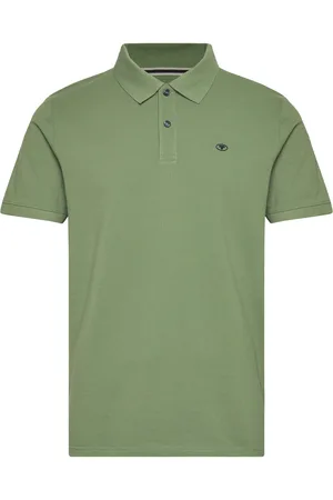 TOM TAILOR Basic Polo With Contrast Green