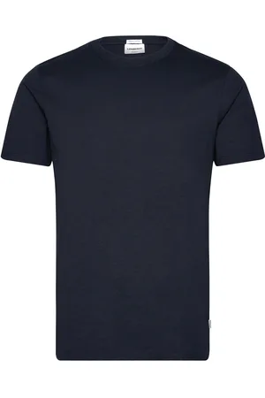 Lindbergh Organic Slub Yarn O-Neck Tee S/S Navy