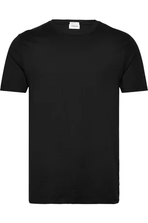 Lindbergh Organic Slub Yarn O-Neck Tee S/S Black