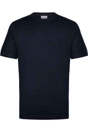 Lindbergh Eco Vero S/S O-Neck Tee Navy