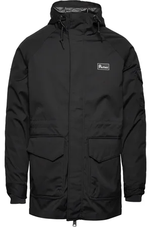 Penfield Reverse Badge Fishtail Parka With Removeable Liner Black