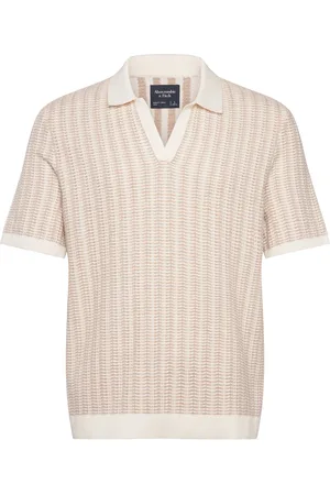 Abercrombie & Fitch Anf Mens Sweaters Beige
