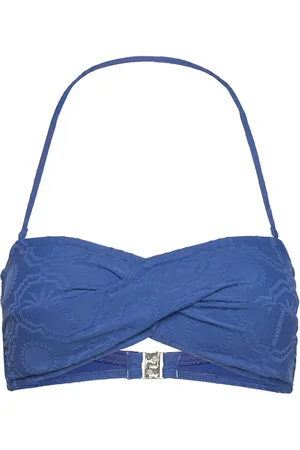 Seafolly Oasis Twist Bandeau Blue