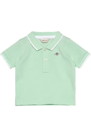 GANT Contrast Tp Ss Pique Rugger Green