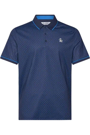 Original Penguin Novelty Graphic Print Polo Navy
