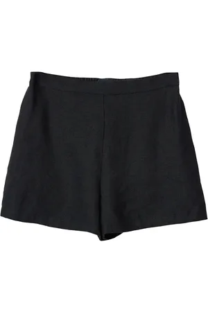 Lexington Breezy Linen Shorts Black