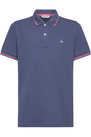 GANT Contrast Tipping Ss Pique Rugger Navy