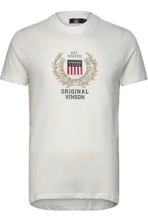 Vinson Jonas Reg Cot Vin M Tee White