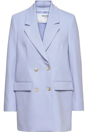 SELECTED Slfnew Myla Ls Relaxed Blazer Noos Blue
