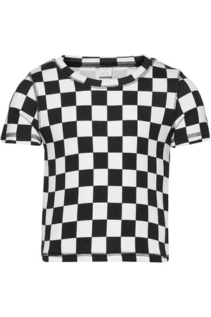 Lindex Top Rib Cropped Patterned