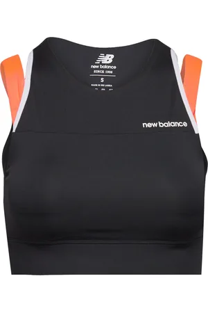 New Balance Shape Shield Crop Bra Black