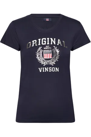 Vinson Karla Lf Vi Vin W Tee Navy