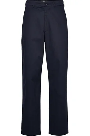 Mads Norgaard Crisp Twill Silas Pants Navy