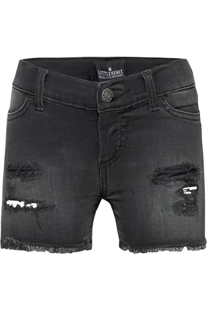 Designers Remix Jr New Moon Destroyed Shorts Black