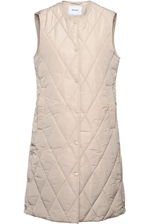 Minus Adelia Padded Vest Beige