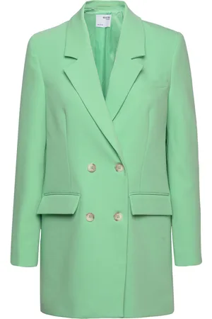 SELECTED Slfnew Myla Ls Relaxed Blazer Noos Green
