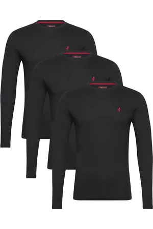 MCS Jack Reg Ls 3Pk M Tee Black