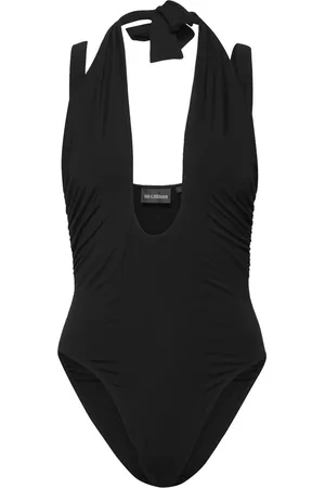 HAN Kjøbenhavn Stretch Jersey Drape Bodysuit Black