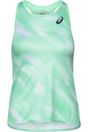 Asics Women Match Graphic Tank Green