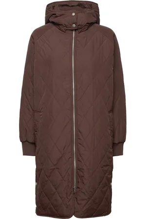 INWEAR Ektraiw Hood Coat Brown