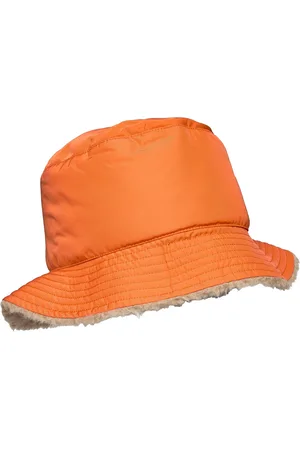 YVES SALOMON Hat Wool/Technical Fabric Orange