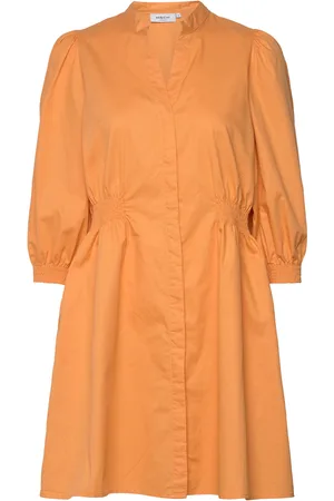 MSCH Mschchanet Petronia 3/4 Shirt Dress Orange