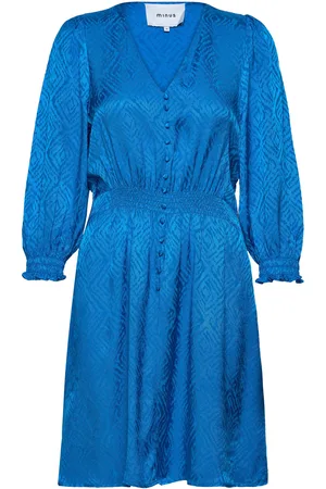 Minus Lucia Kort Kjole Blue