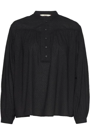 ESPRIT Dobby Texture Blouse Black
