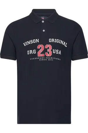 Vinson Konner Reg Cot Vin M Polo Blue