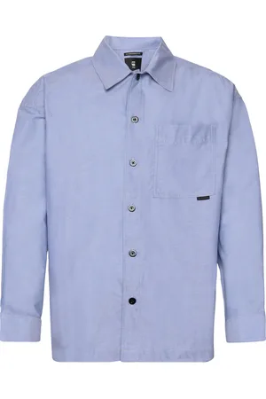 G-Star Boxy Fit Shirt Ls Blue