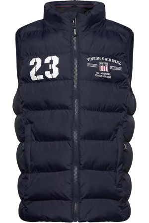 Vinson Janus Reg Vest Cot Vin Jrb Otw Navy