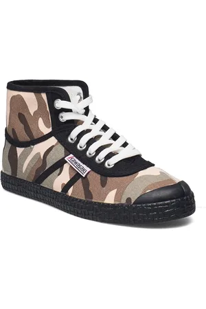 Kawasaki Camo Canvas Boot Brown