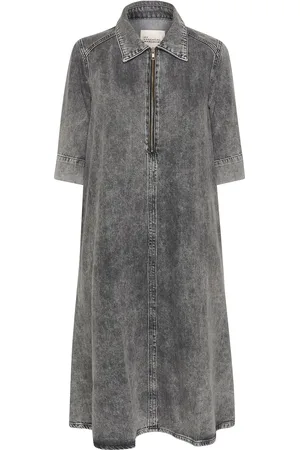 My Essential Wardrobe Malomw 143 Long Dress Grey