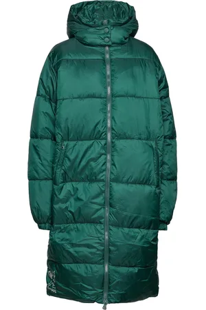 Kangol Kg Reno Puffer Long Jacket Green