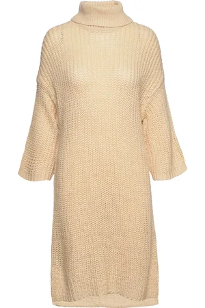 Object Objjamalia L/S Knit Tunic 122 Cream