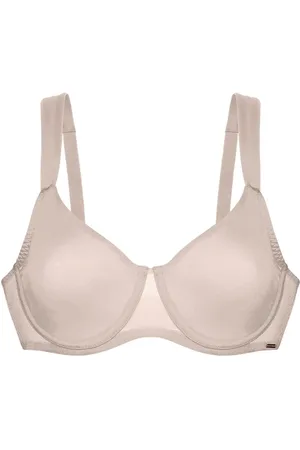 Dorina Origins-Shimmer Mesh Non Padded Wired Bra Beige