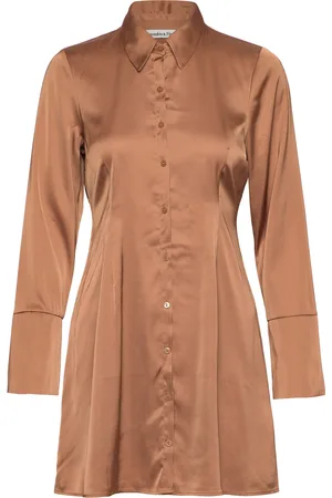 Abercrombie & Fitch Anf Womens Dresses Brown