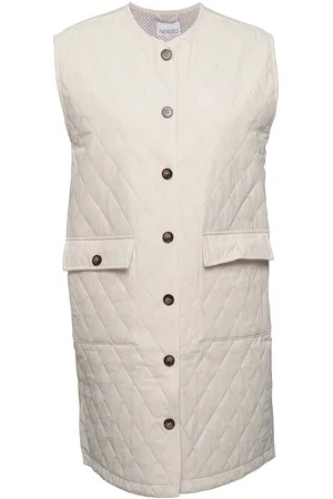 Noella Jane Quilt Waistcoat White