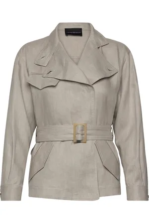 Emporio Armani Caban Coat Beige