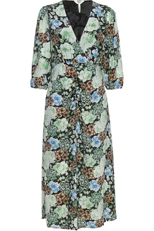 Object Objdidi 3/4 Midi Dress 122 Patterned