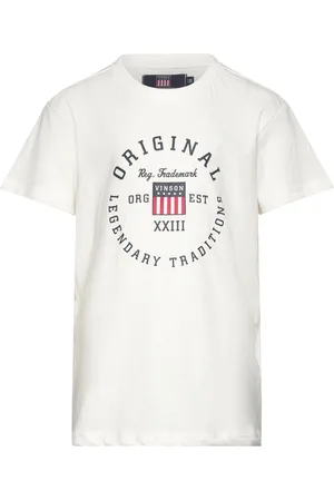 Vinson Jazzy Reg Cot Vin Jrb Tee White