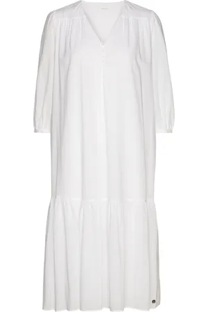 Tamaris Annaba Long Chiffon Dress White