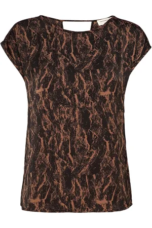Rosemunde Recycled Polyester Blouse Ss Brown