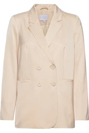 Coster Copenhagen Blazer With Slit And Buttons Cream