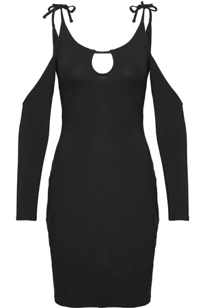 HAN Kjøbenhavn Viscose Jersey Stretch Mini Dress Black