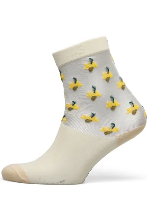 Swedish Stockings Embla Flower Socks Cream