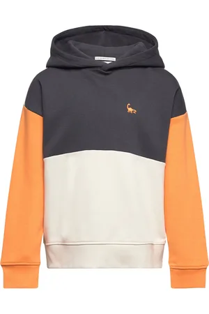 TOM TAILOR Colorblock Over D Hoody Patterned